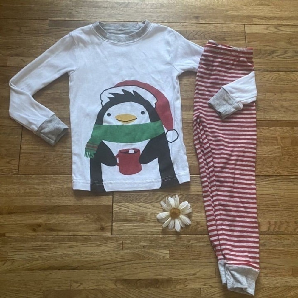 Carter's Christmas Penguin Pajamas Size 3t
